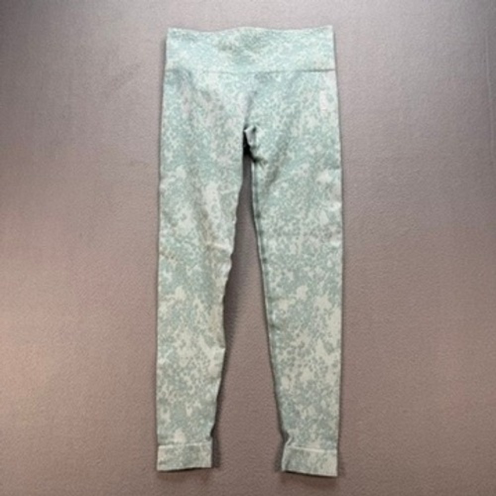 Gymshark Leggings Adapt Animal Seamless High Waisted Small Sage Green Camo